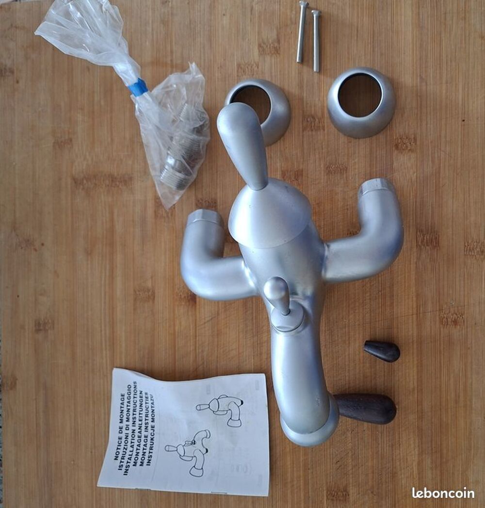 Ensemble Neuf : Mitigeur baignoire + 2 Robinets de lavabo av Bricolage