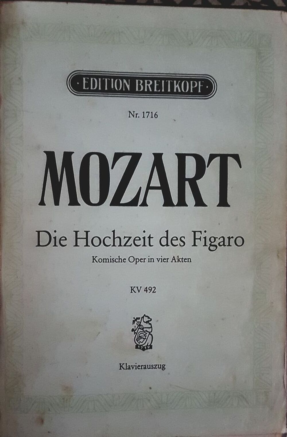 Partitions de musique classique Instruments de musique