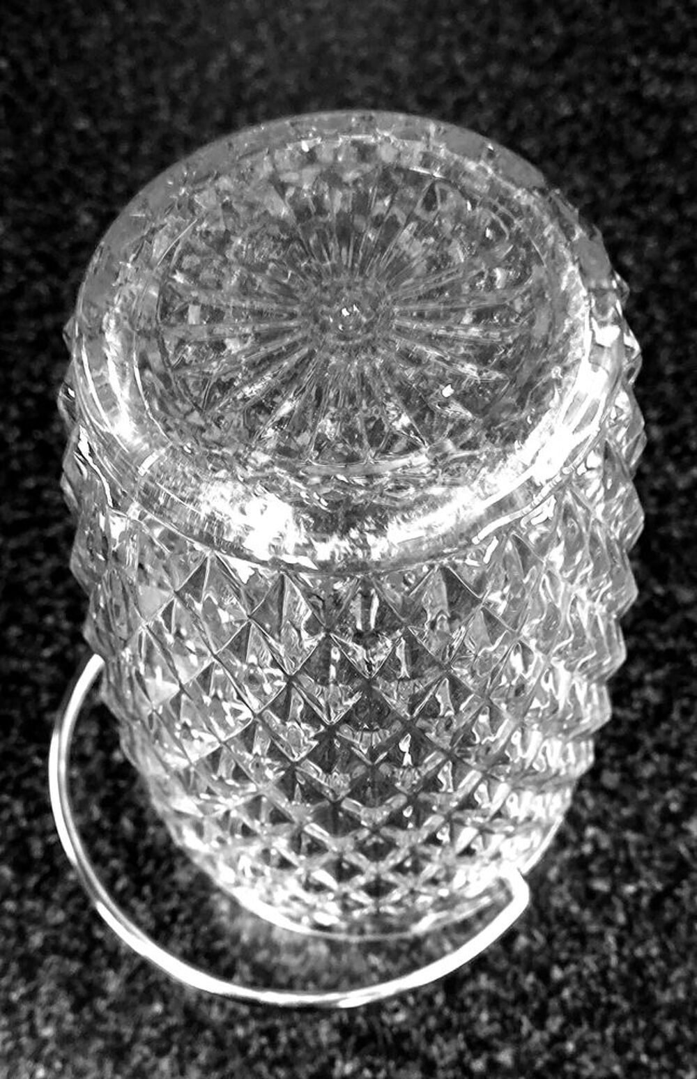 Seau &agrave; glace 1/2L verre cisel&eacute; Cuisine