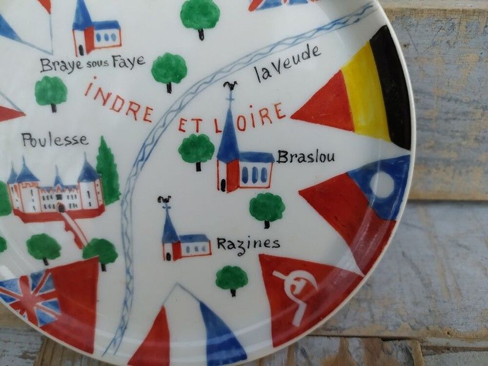 Porcelaine Delvaux Guerre Mondiale WW2 Indre et Loire 