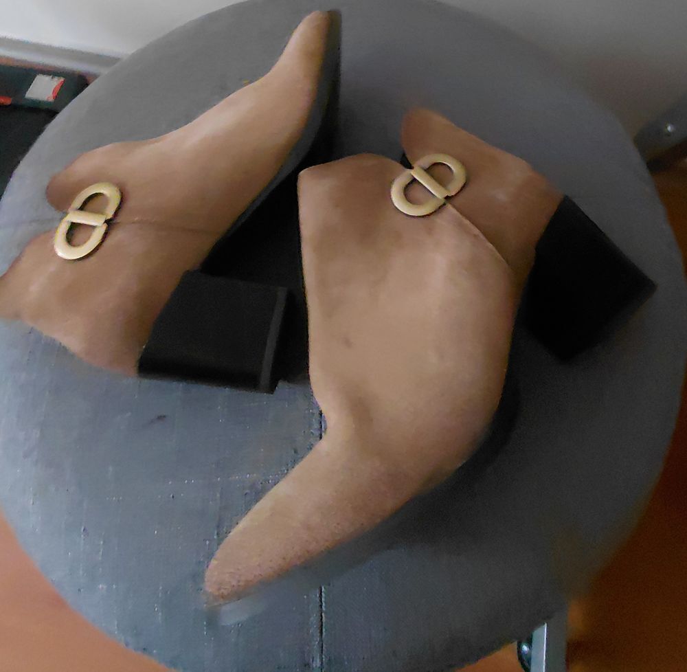 bottines seaside p 40 daim beige neuves Chaussures