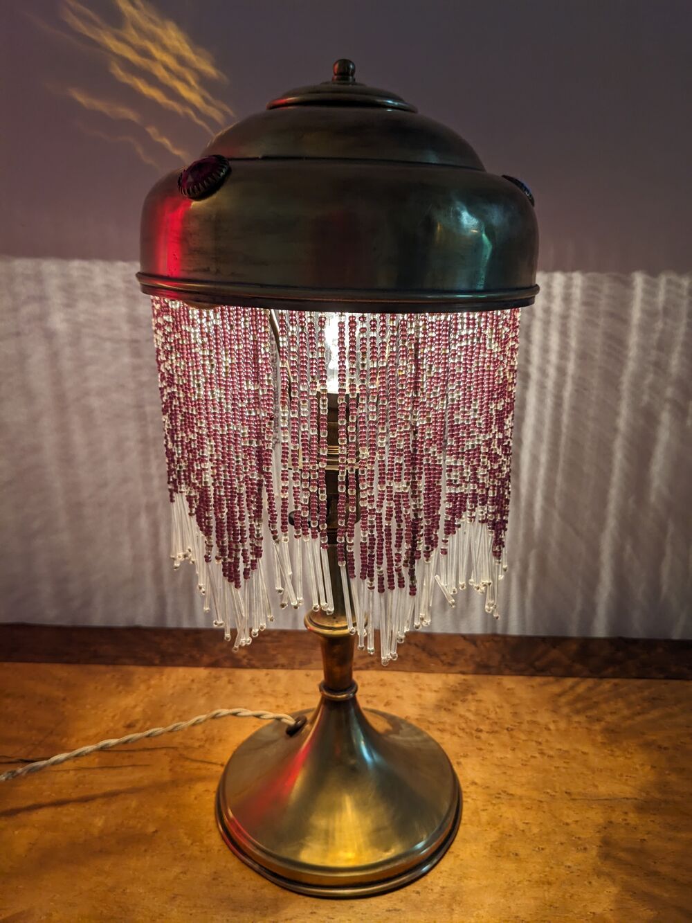 Tr&egrave;s rare lampe art d&eacute;co &eacute;lectrique 1900 une des toutes prem Décoration
