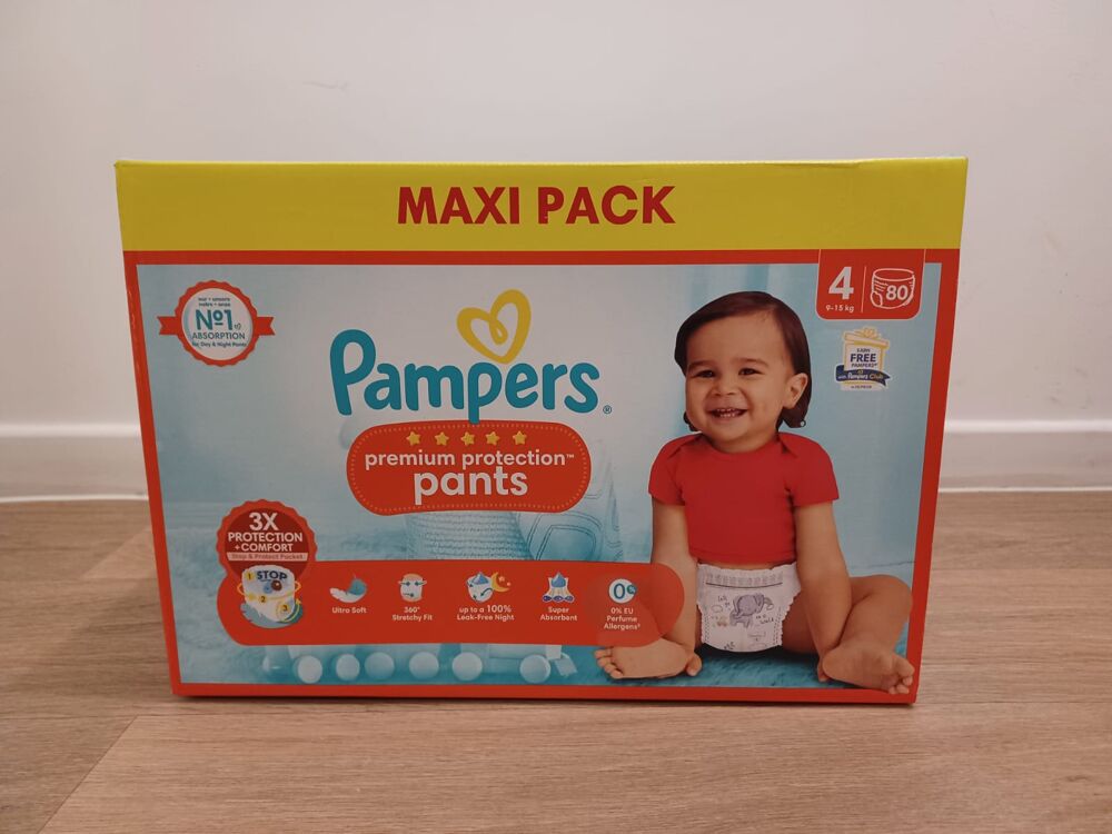 Maxipack Couches PAMPERS Baby -dry et Harmonie Taille 2 &agrave; 6 Pu�riculture