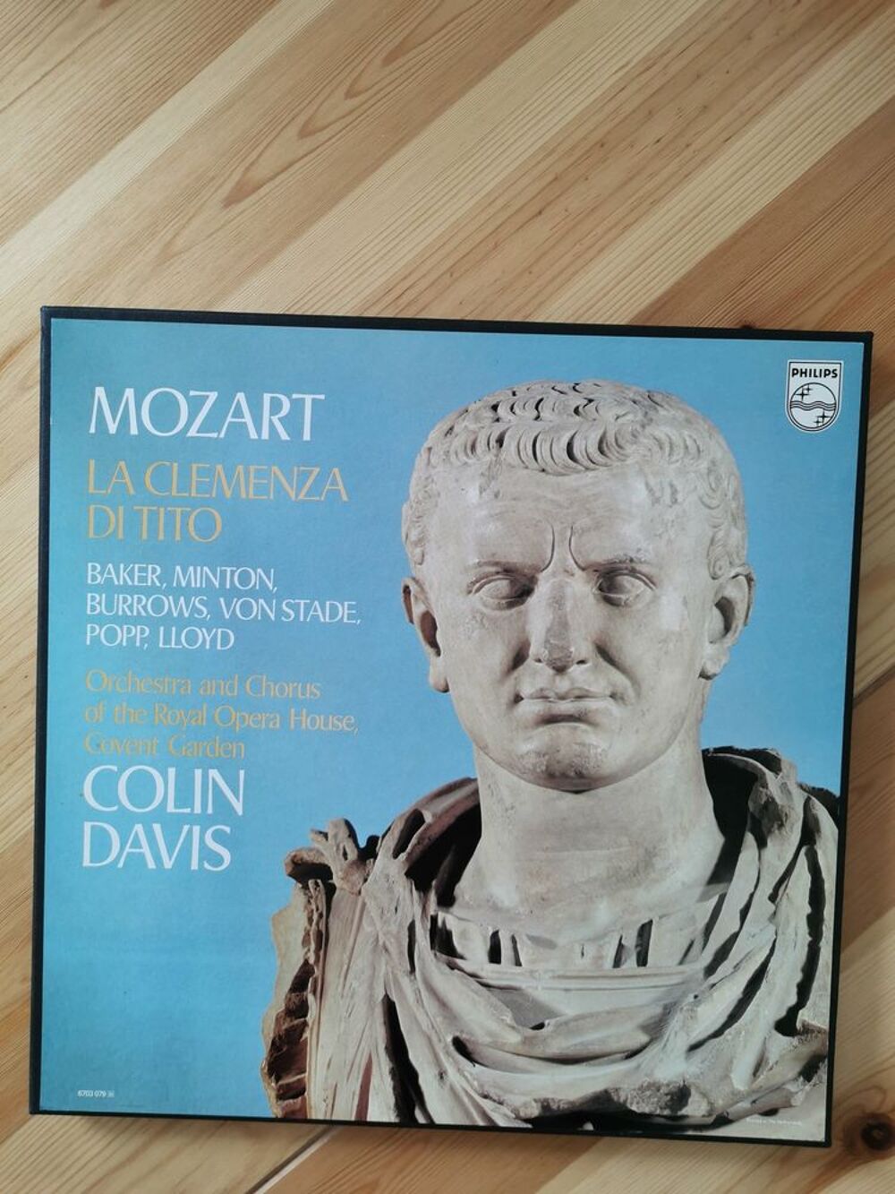 coffret 3 vyniles livret Mozart CD et vinyles