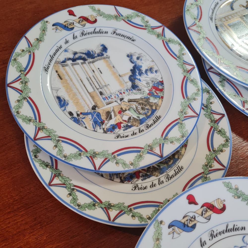 Edition limit&eacute;, Assiette Bicentenaire de la R&eacute;volution Fran&ccedil; 