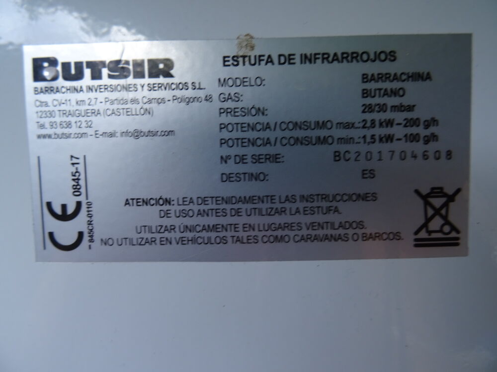 PETIT CHAUFFAGE &agrave; GAZ Electroménager