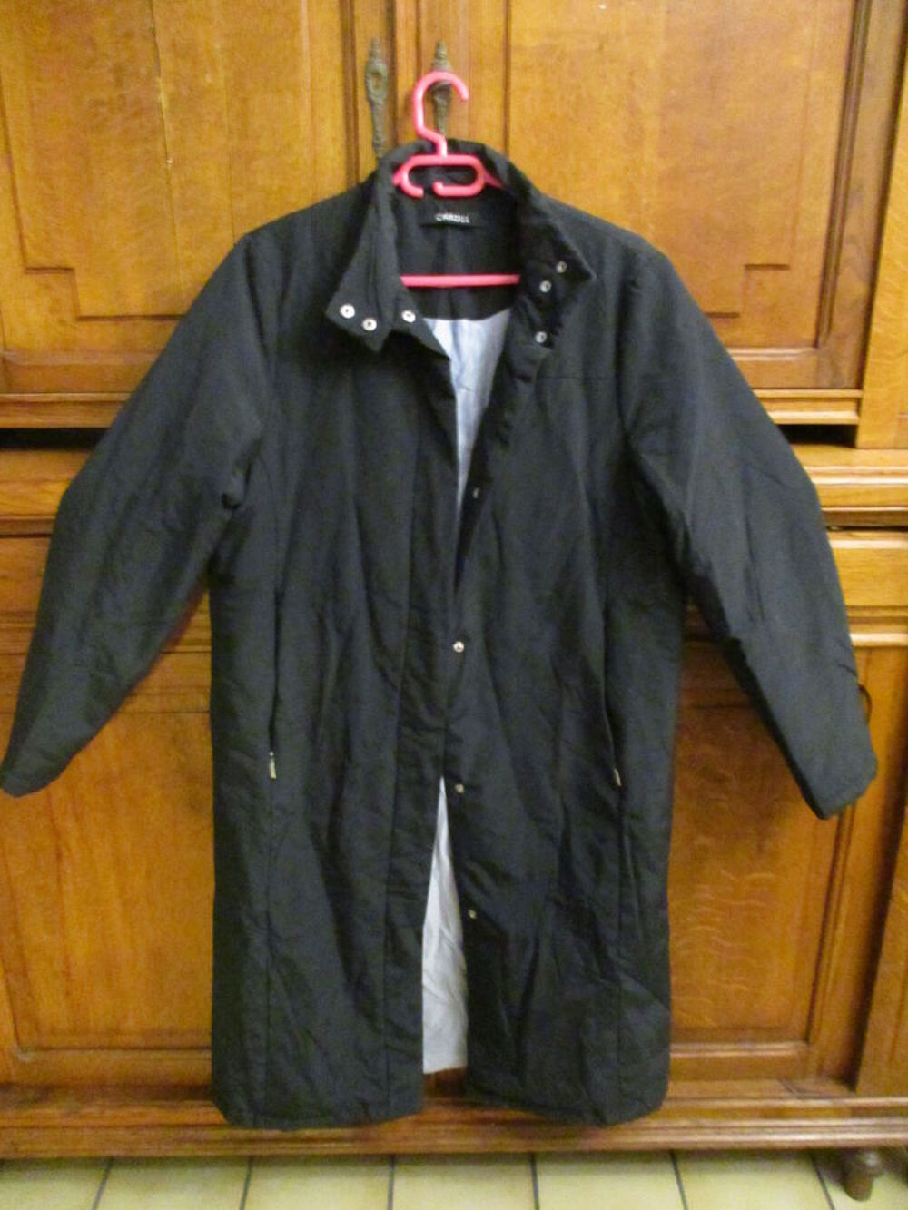 lot de 3 imperm&eacute;ables ou manteaux demi saisons longs noirs Vêtements