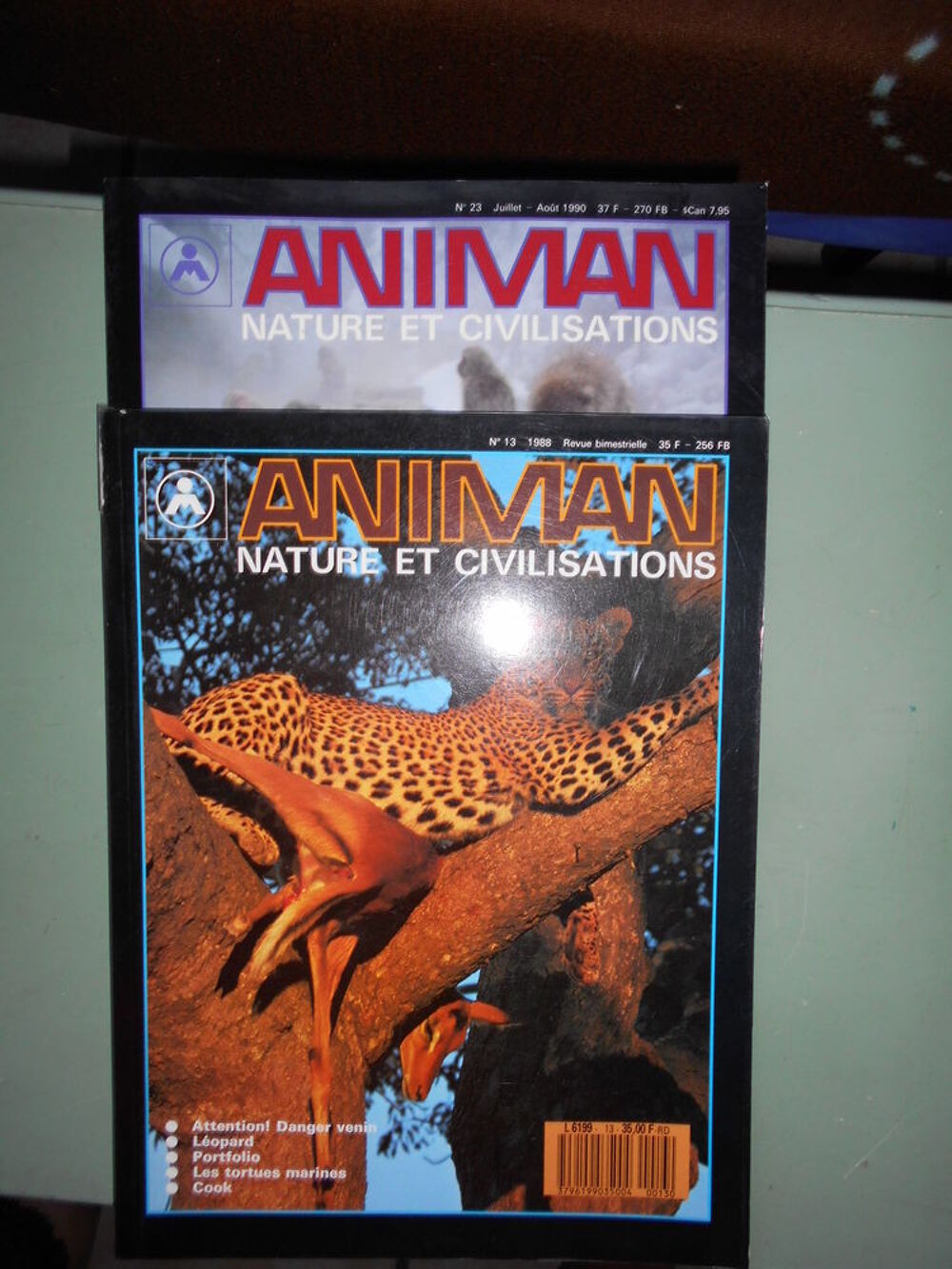 ANIMAN nature et civilisation, no 13 et 23. Livres et BD