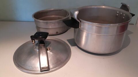 Cocotte Minute SEB 6 Litres Aluminium Vintage 1972 - Gaz - Argenté
