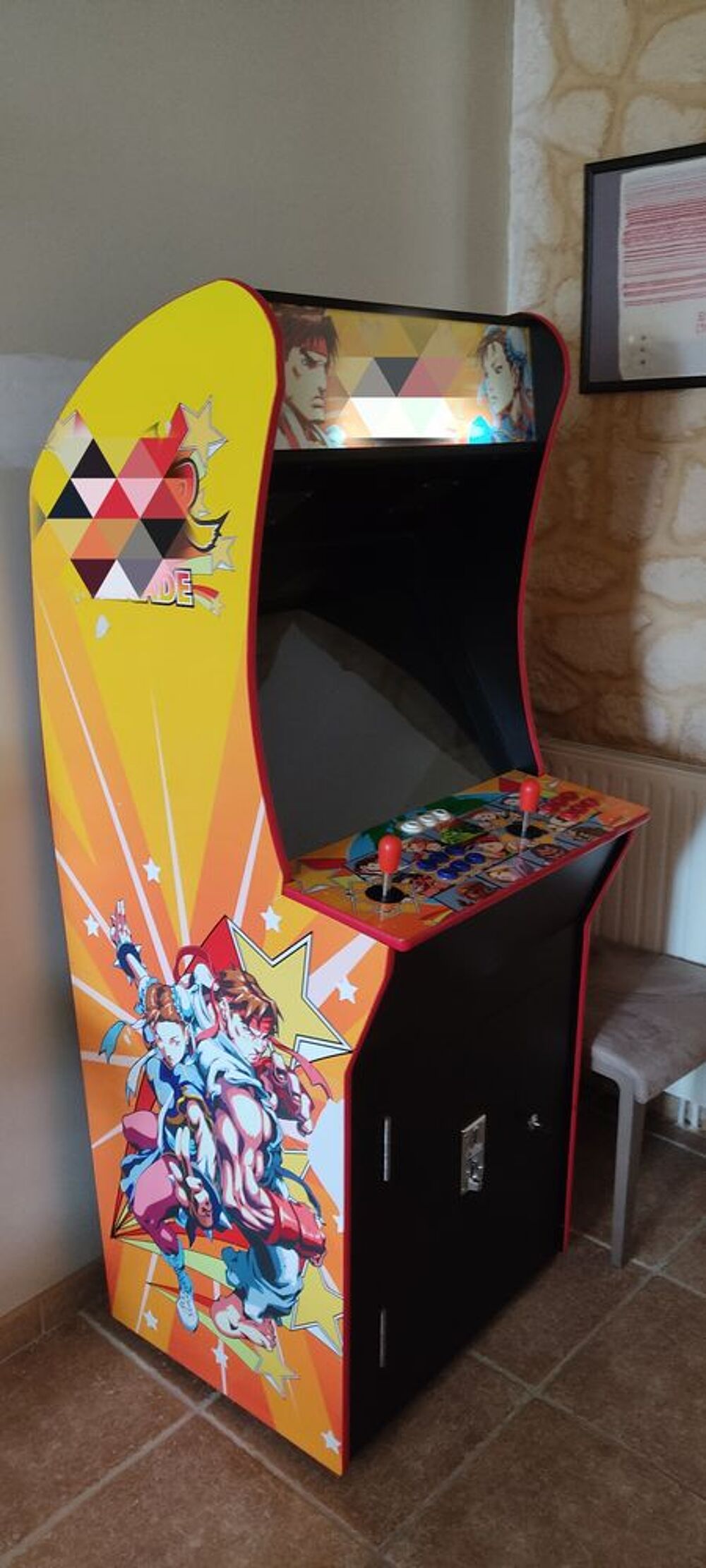 Borne arcade street fighter 2100 jeux Consoles et jeux vidéos