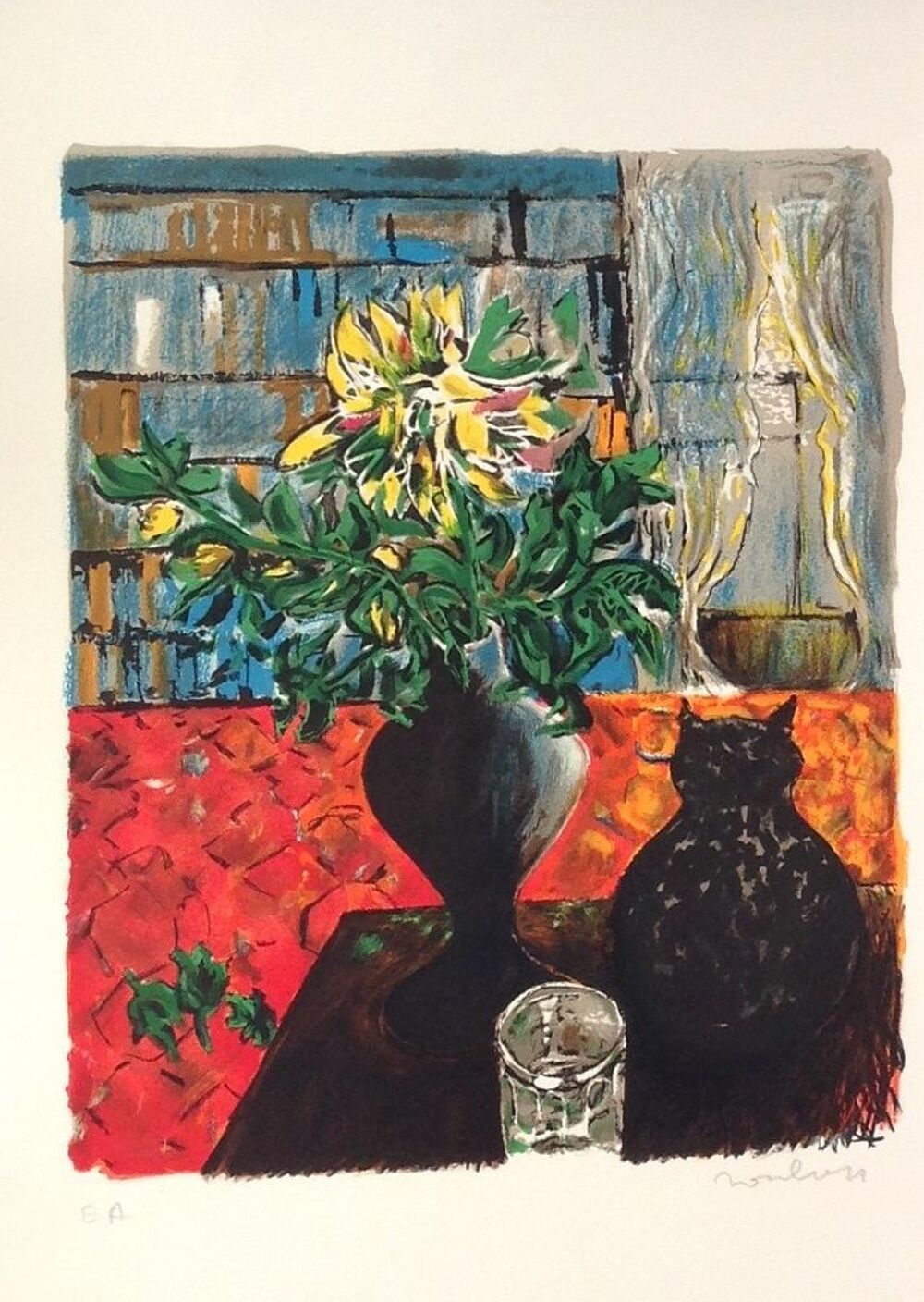 LE CHAT NOIR DE MARCEL MOULOUDJI 
