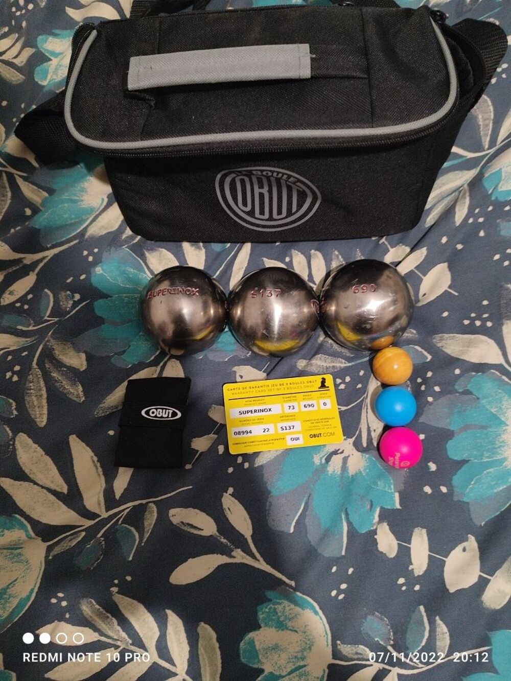boule de p&eacute;tanque Sports