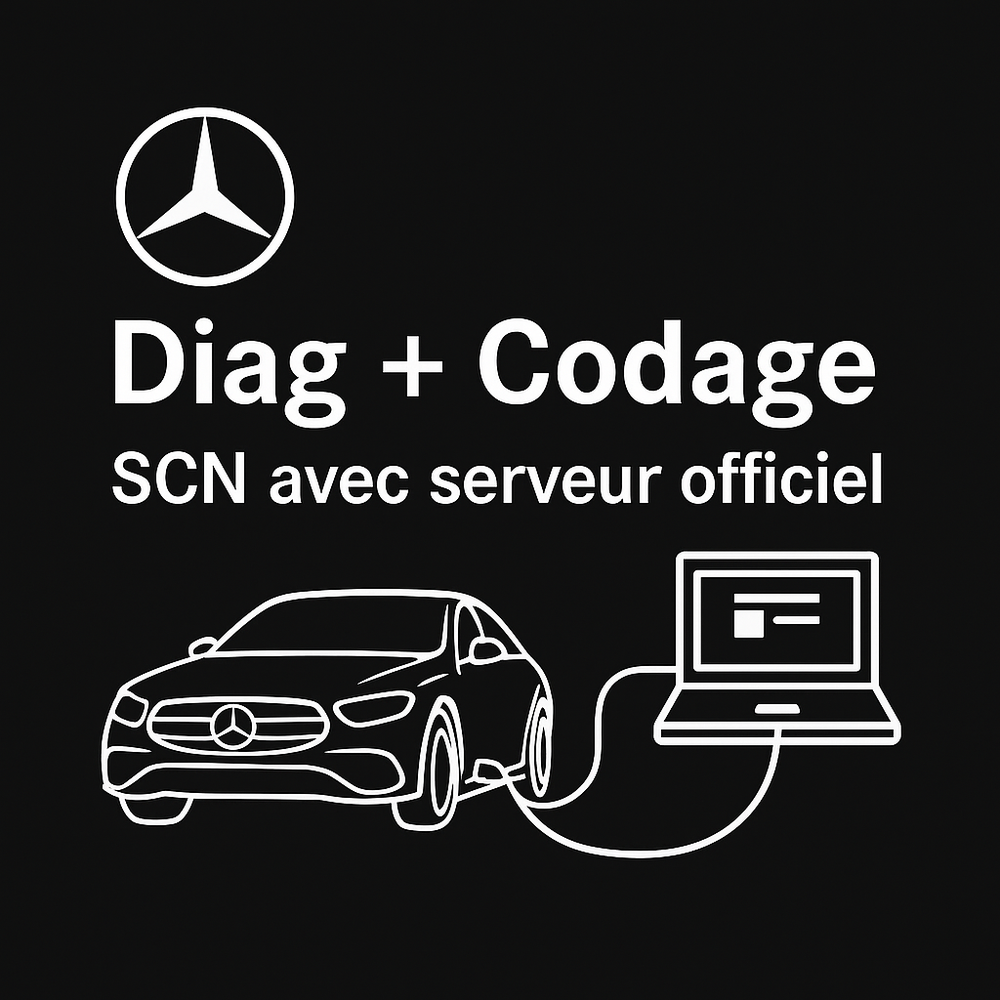   ? Mercedes ? Diag + Codage SCN en ligne, MAJ calculateurs 