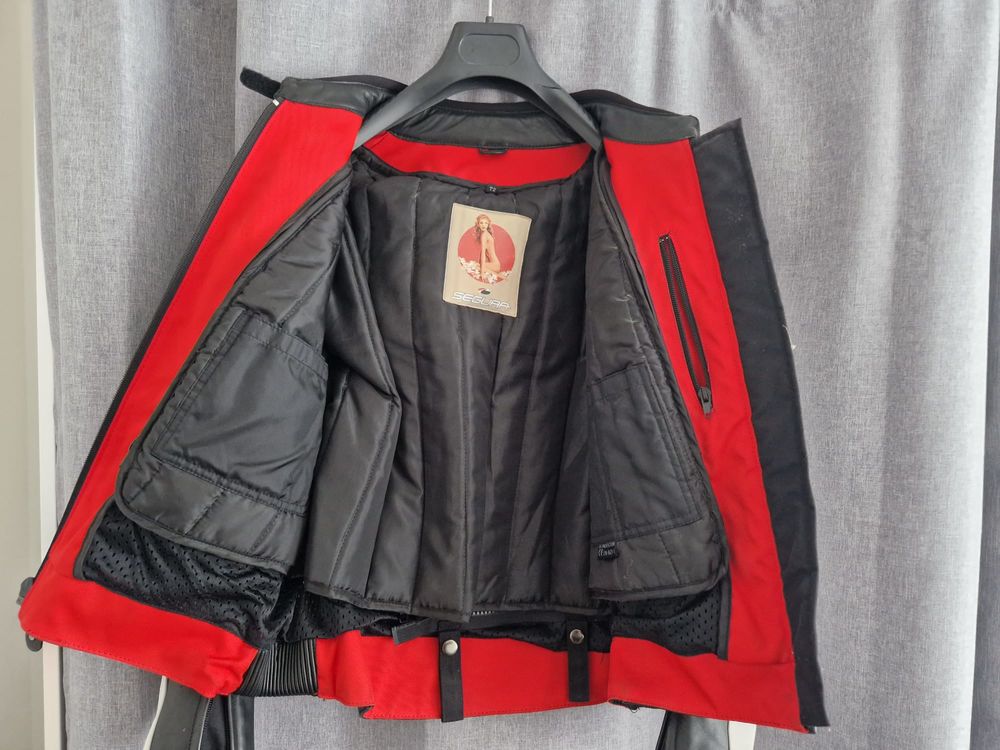 blouson moto cuir femme Vêtements