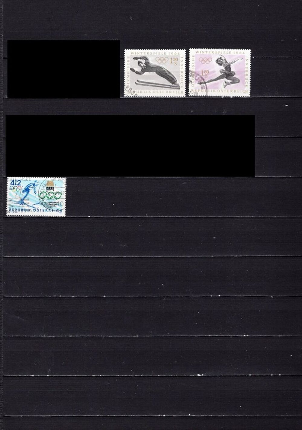 lot de 13 timbres de TCHECOSLOVAQUIE et d'AUTRICHE 