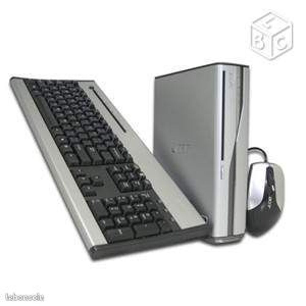 Mini PC bureau ACER Aspire L100 DD150go AMDx2 Matériel informatique
