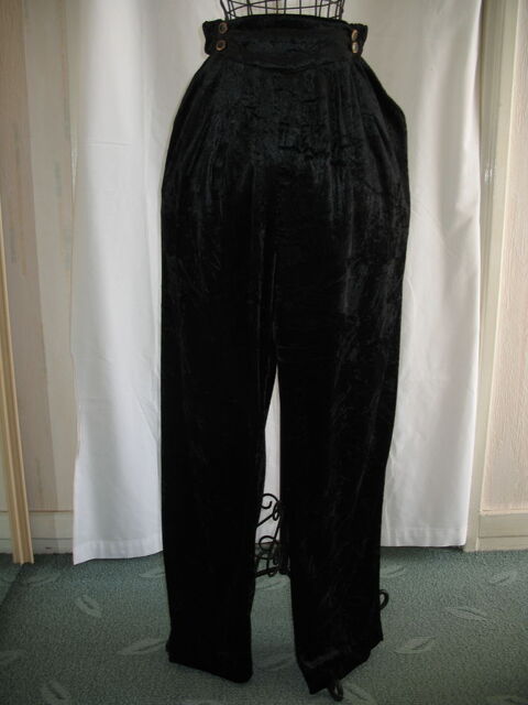 Fêtes : Pantalon en velours noir T40 5 Antony (92)