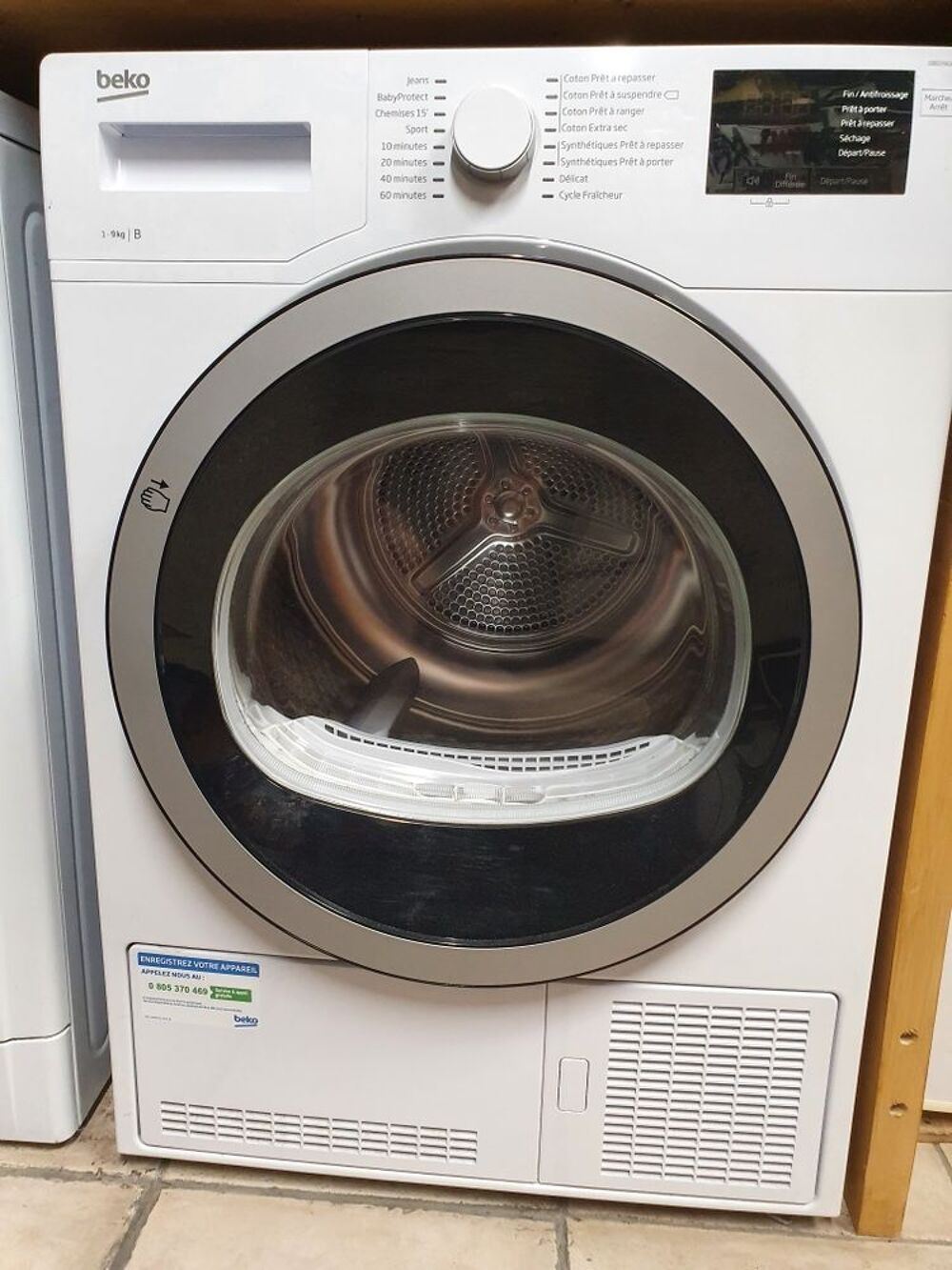 s&egrave;che linge Electroménager