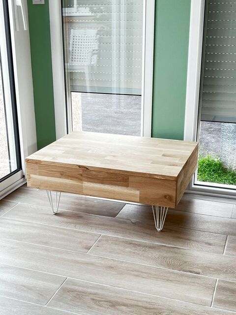 Table basse relevable en chêne ? style moderne industriel 250 Toulouse (31)
