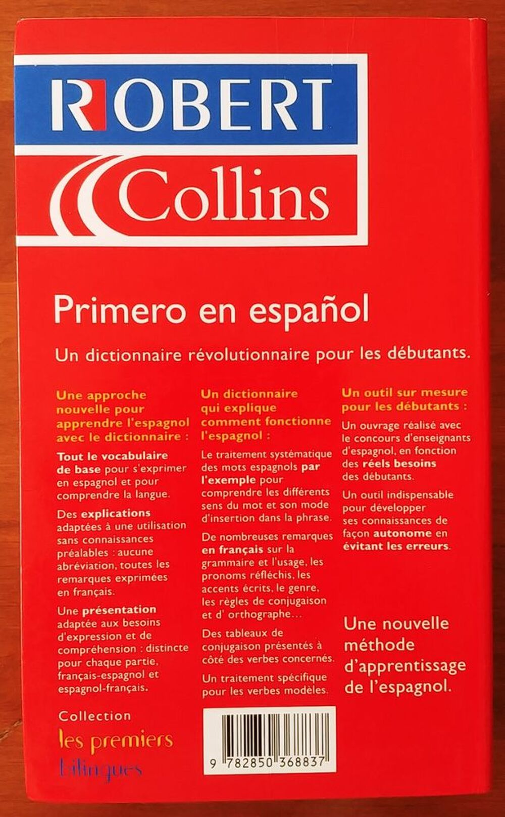 'Primero en espanol' Robert Collins t.b.e Livres et BD