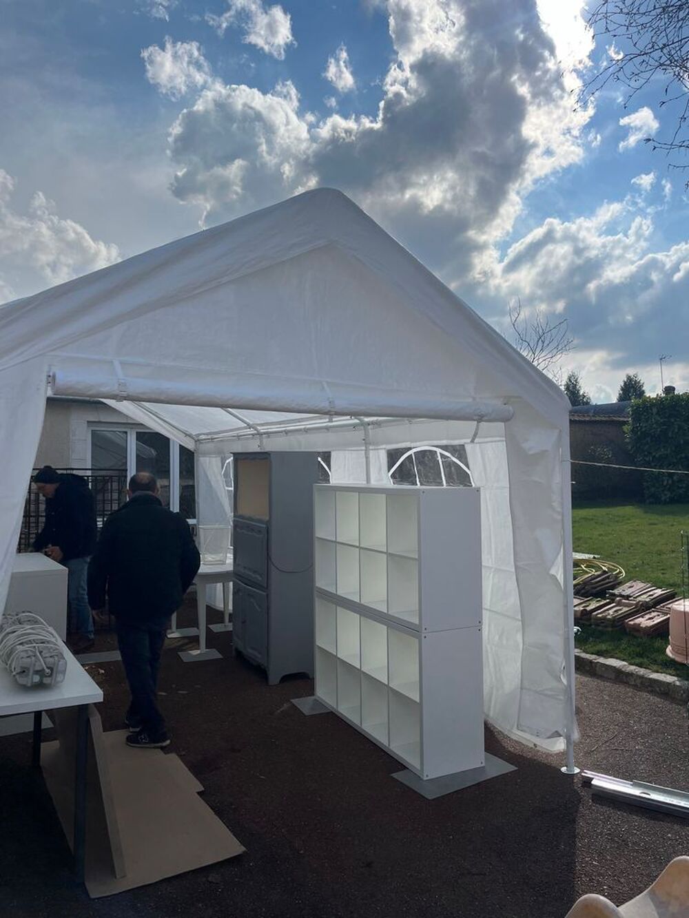 Tonnelle de r&eacute;ception TBE 3 b&acirc;ches suppl&eacute;mentaires 3x6 Jardin