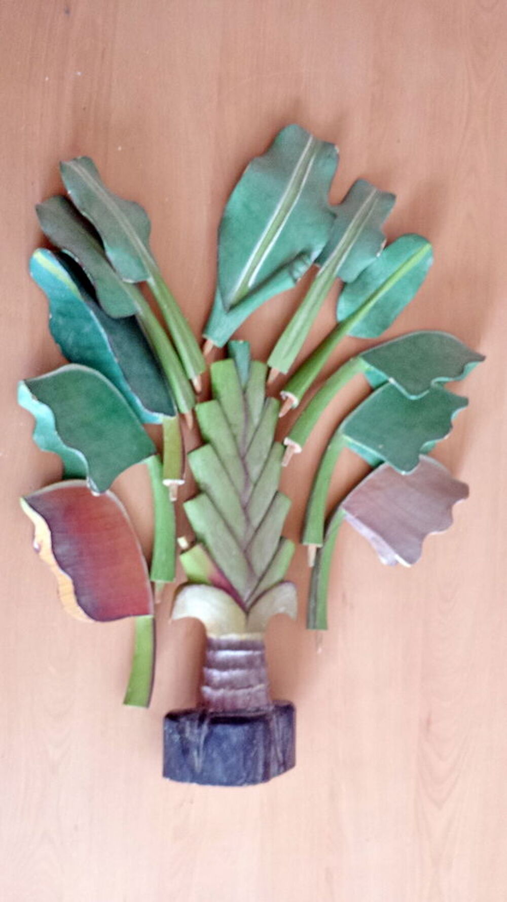 ARBRE DU VOYAGEUR en bois peint 62 x 53 x 8cm d&eacute;montable...
Décoration