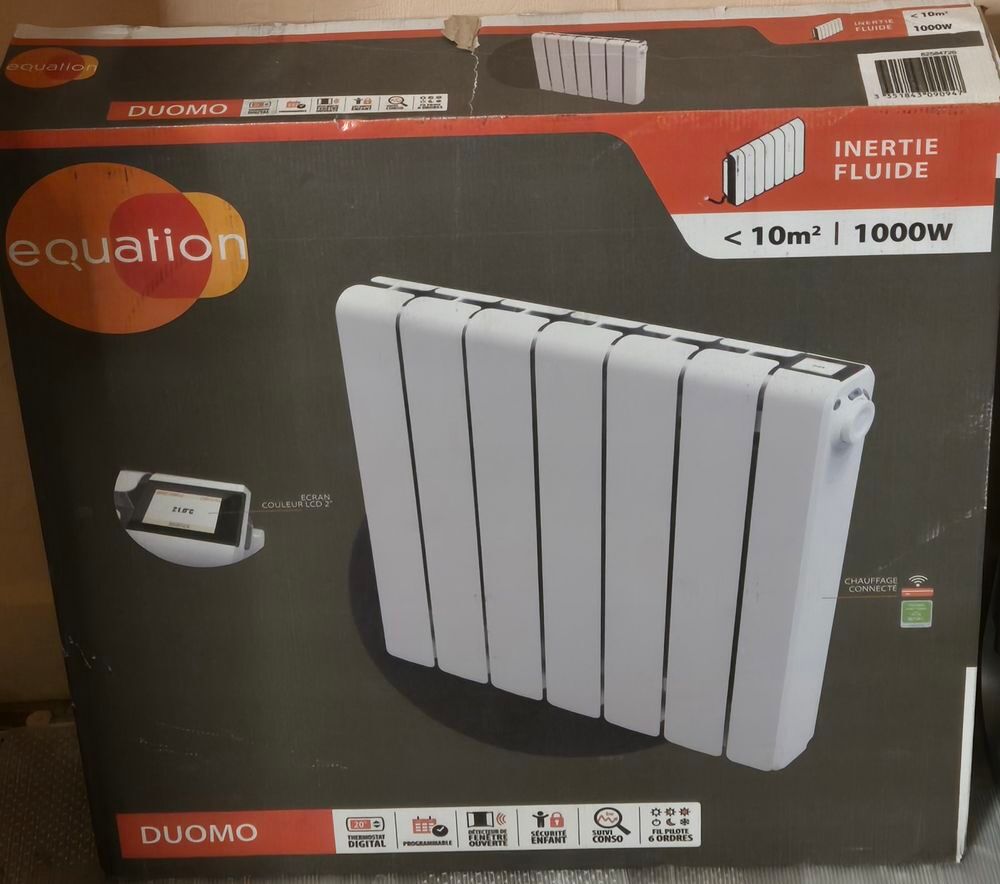 Radiateur &eacute;quation connect&eacute; plus box enki Electroménager