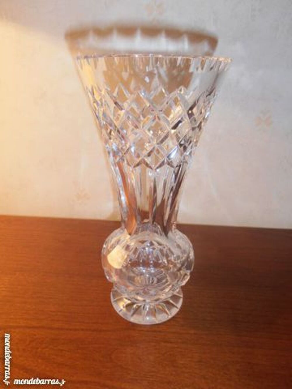 Vase en cristal de Boh&egrave;me (33) Décoration
