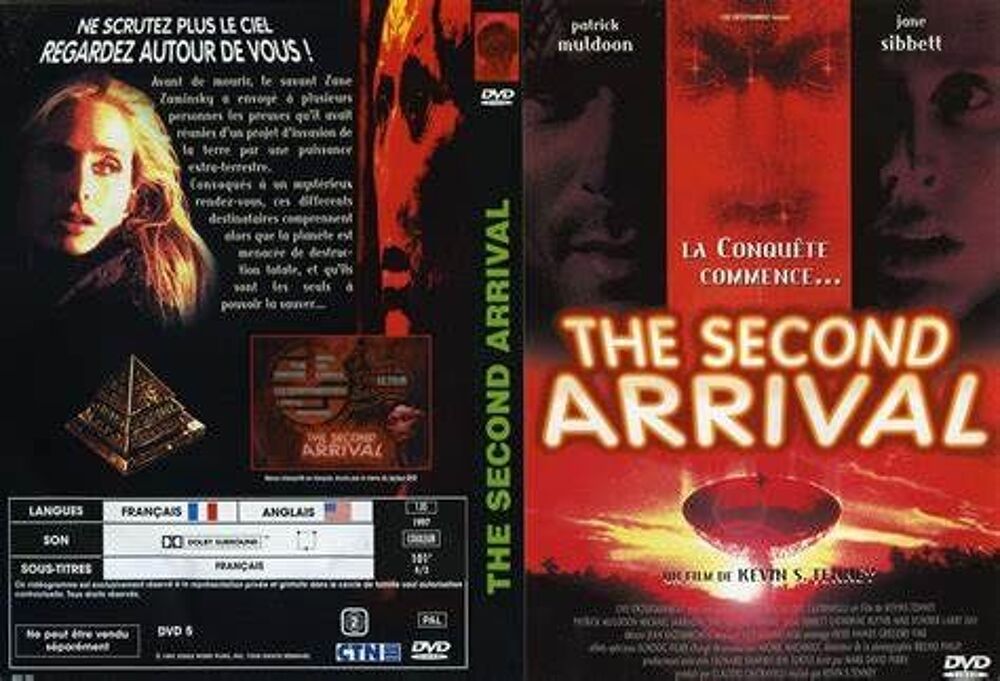 DVD THE SECOND ARRIVAL //// /////// DVD et blu-ray