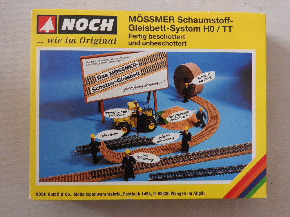 HO - Maquettes Heljan Noch Vollmer, rouleau ballast M&ouml;ssmer 