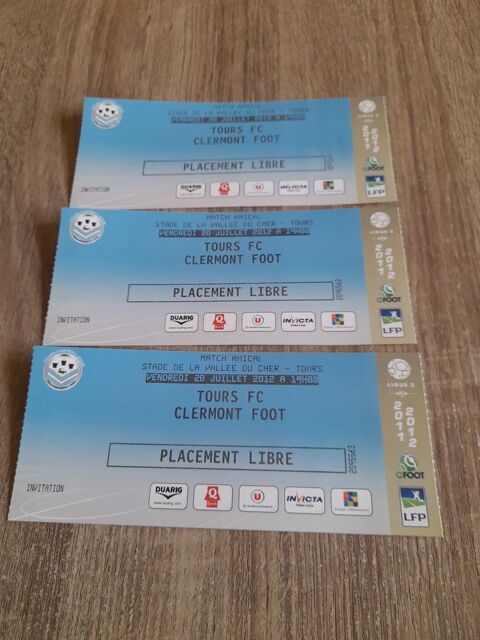 Billets de foot 1 5 Tours (37)