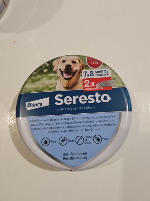 Produit neuf 2 collier seresto grand chien 35 91100 Corbeil-essonnes