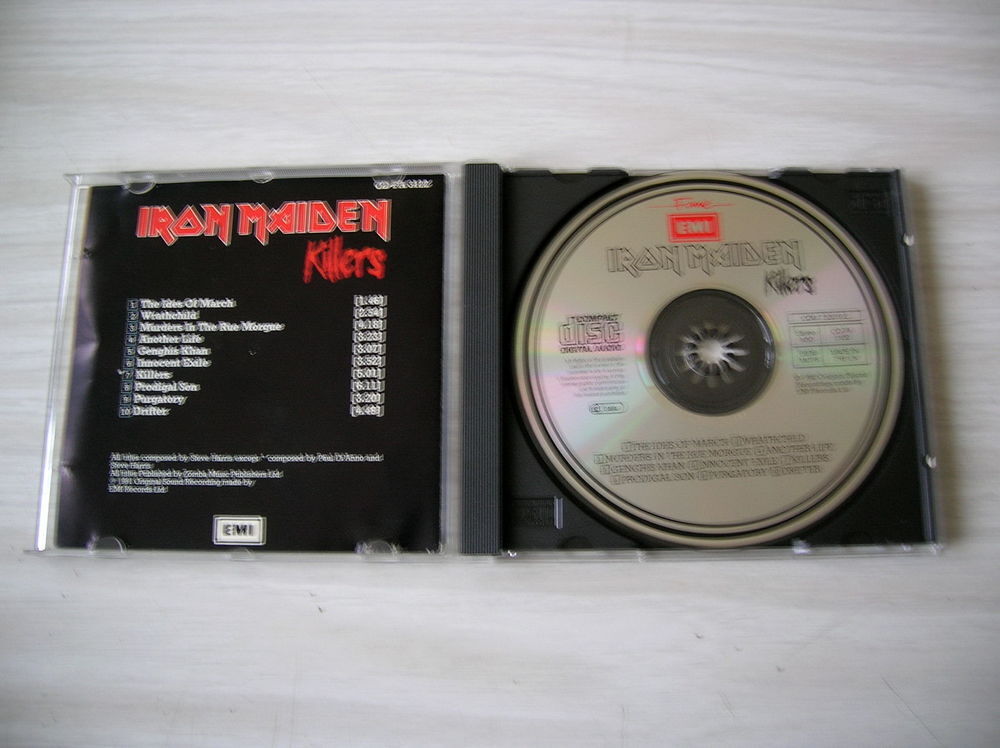 CD IRON MAIDEN Killers CD et vinyles