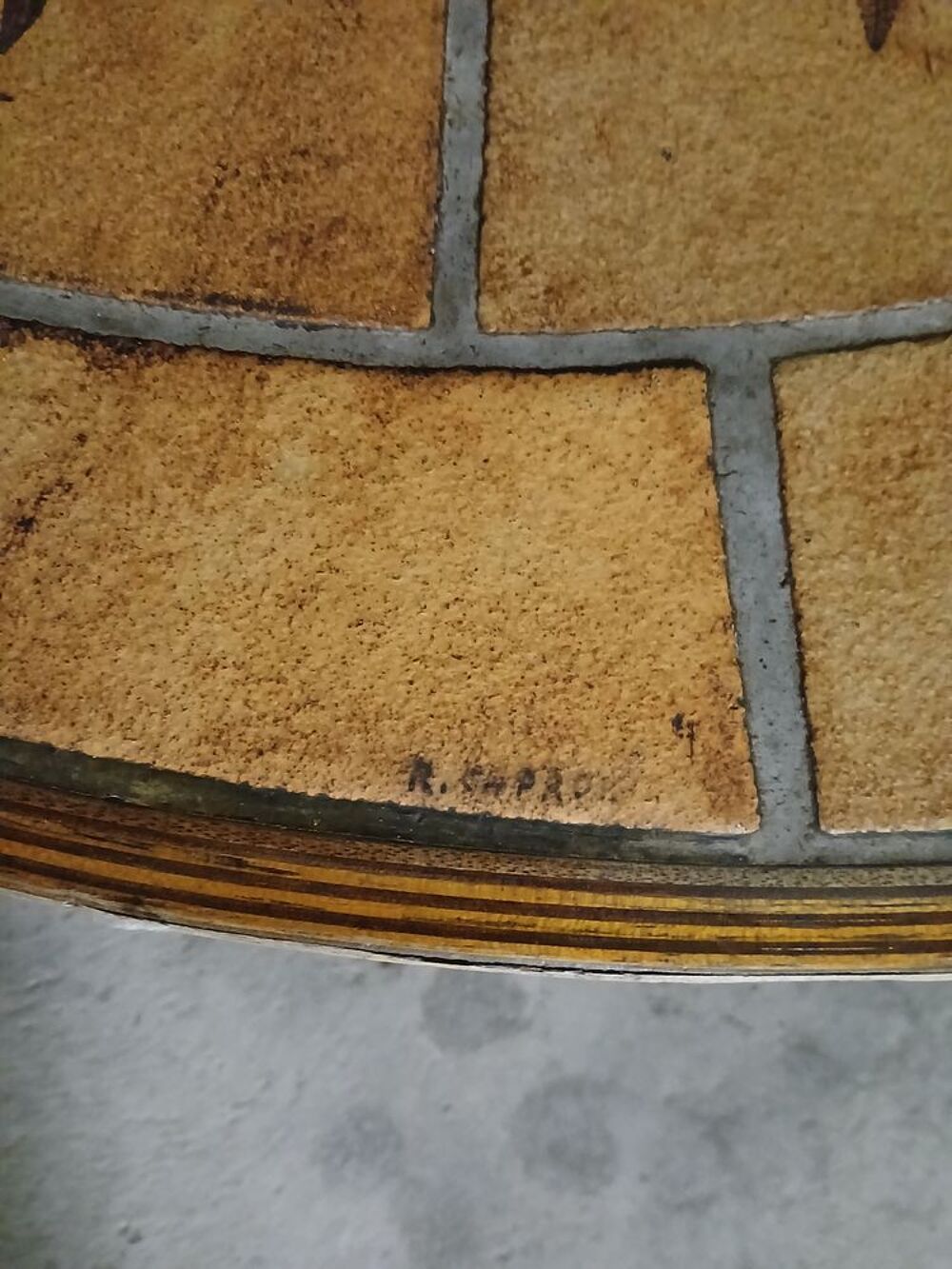 TABLE ROGER CAPRON Meubles