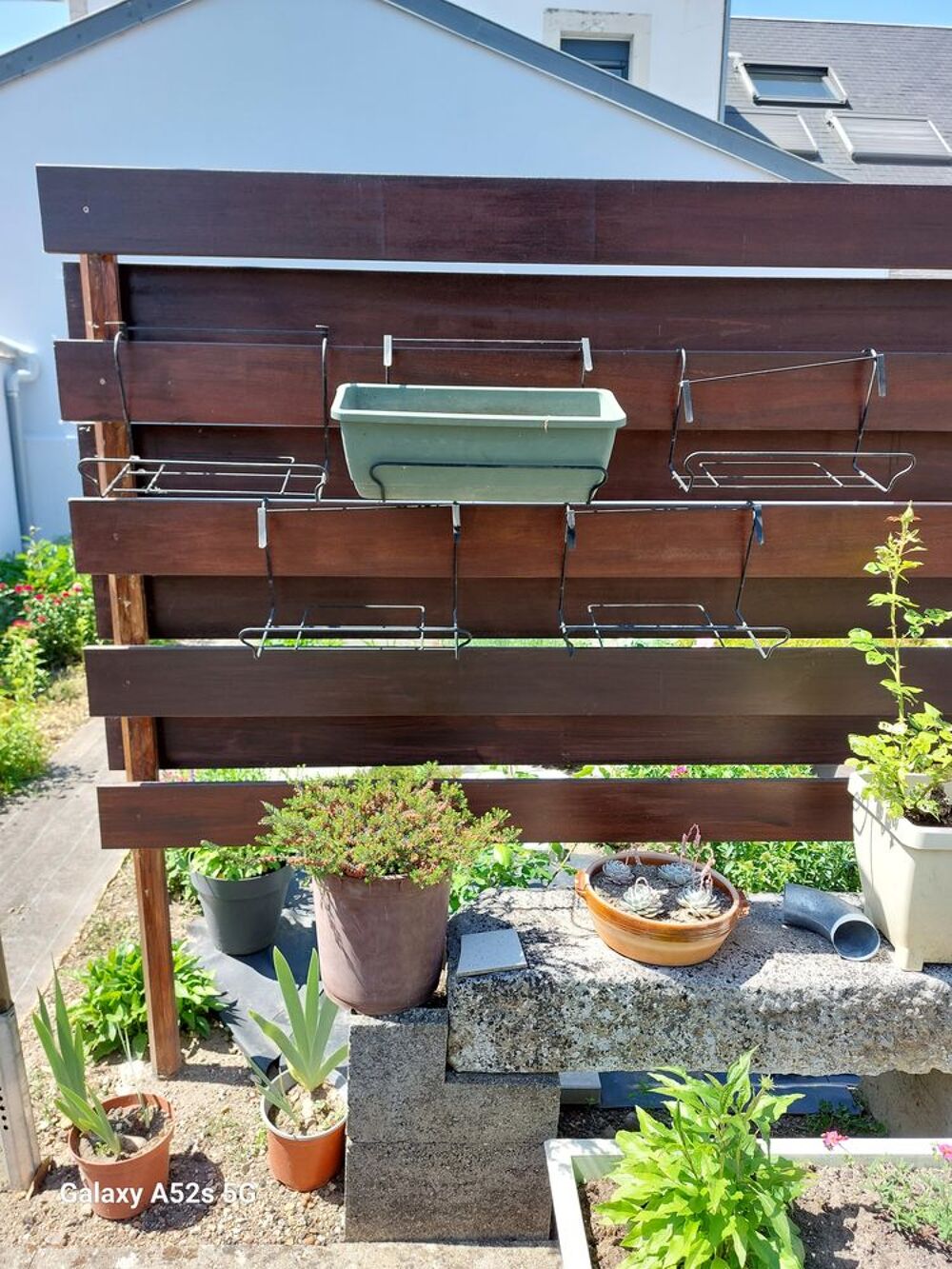 5 SUPPORTS DE JARDINIERS Jardin