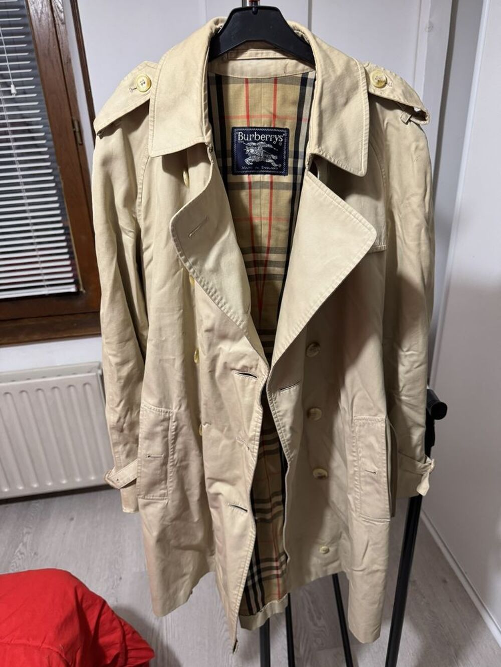 ?Trench Burberrys Vintage Authentique T36 100% Coton Vêtements