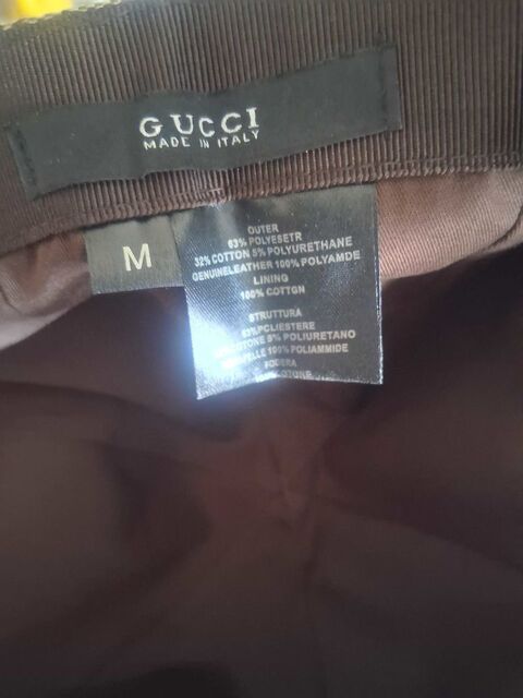 casquette gucci marron taille m 58cm Hricourt (70)