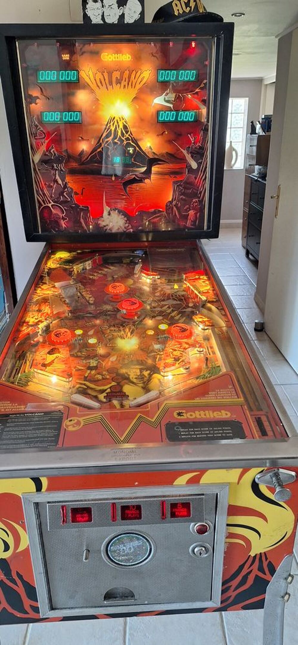 flipper VOLCANO GOTTLIEB 