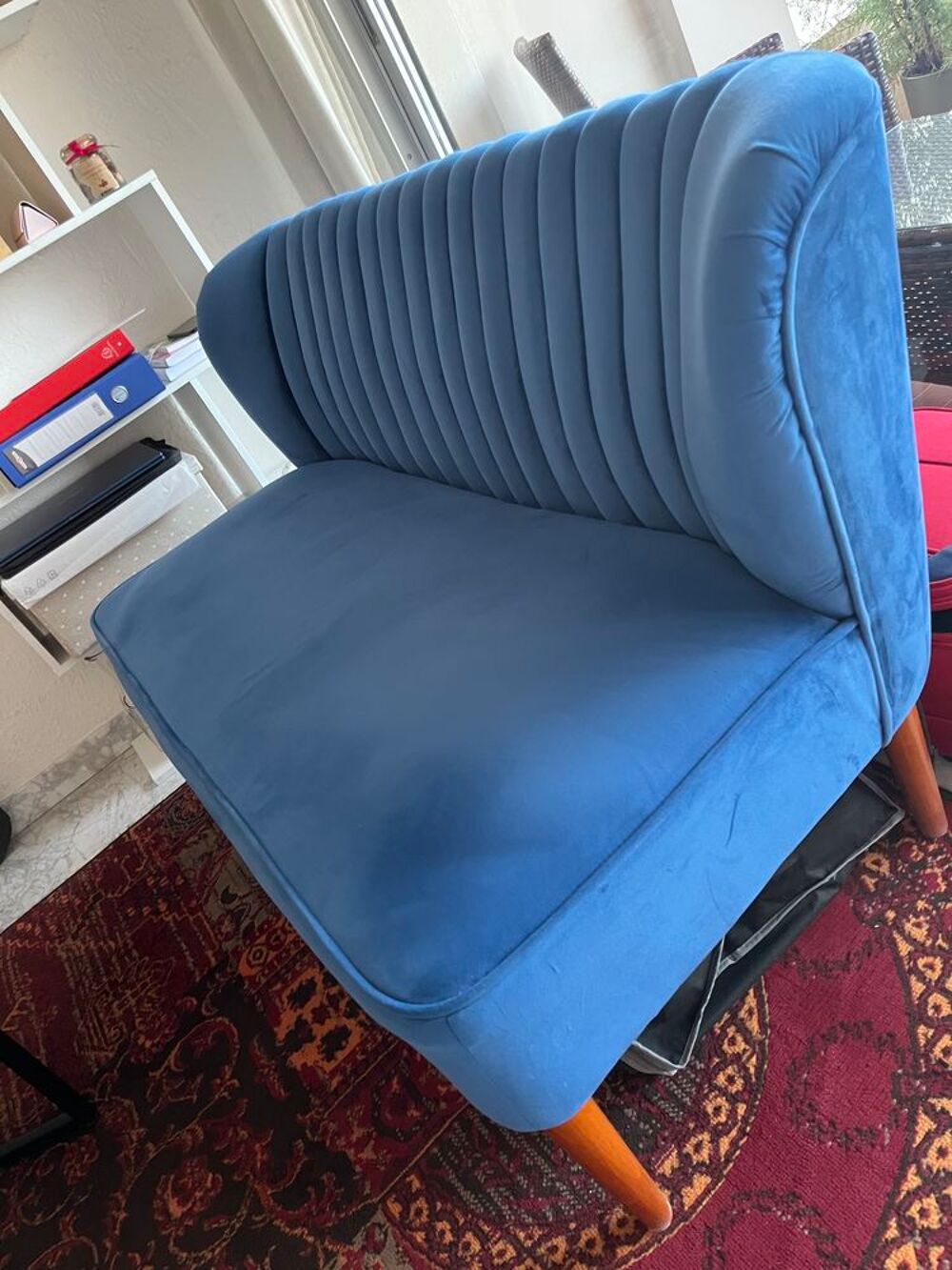 Design canap&eacute; bleu Meubles