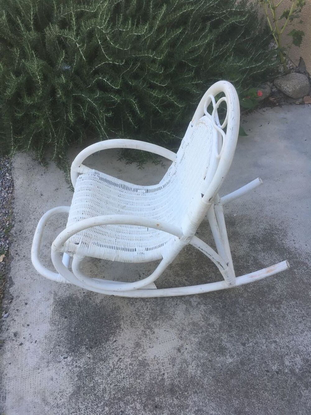 Rocking chair enfant bambou / rotin Meubles