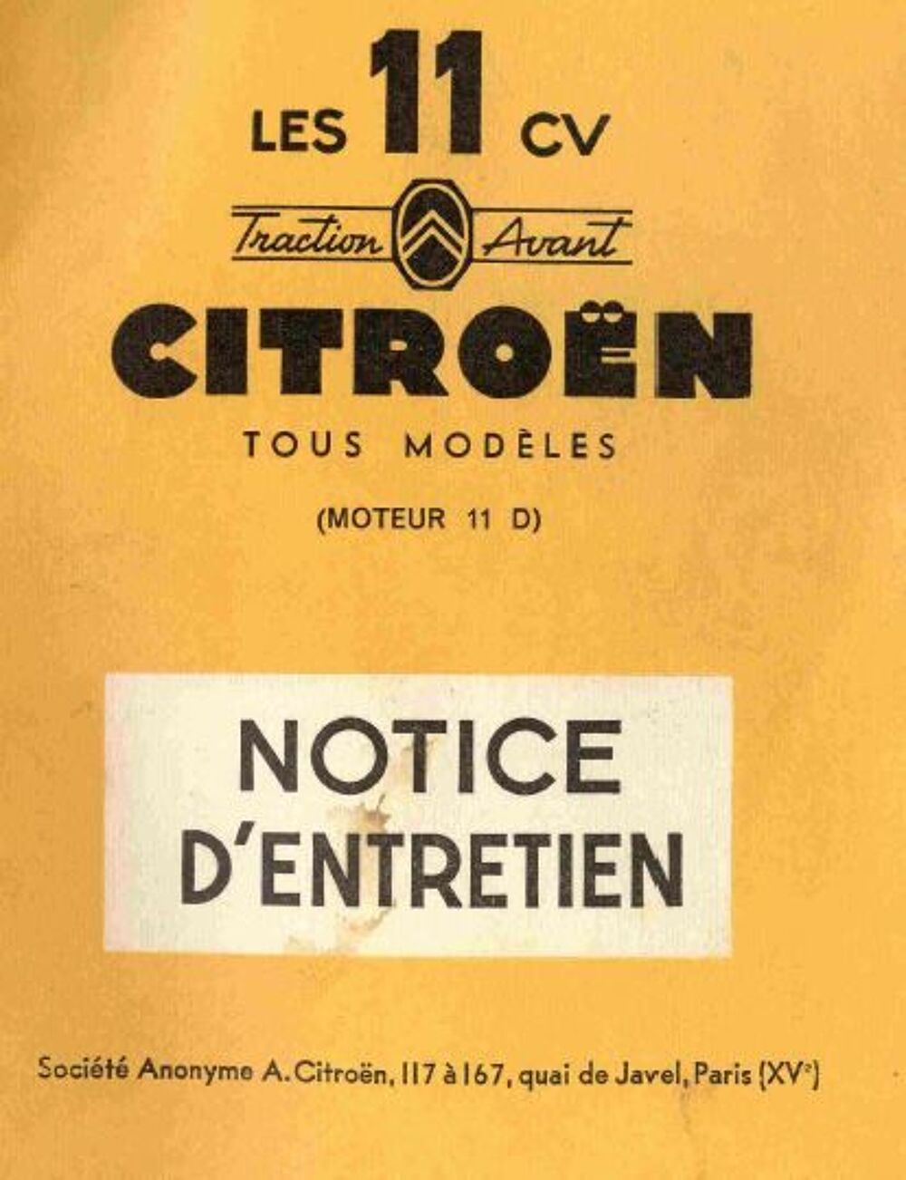 Manuels d'atelier Citro&euml;n traction 7 11 15 Livres et BD