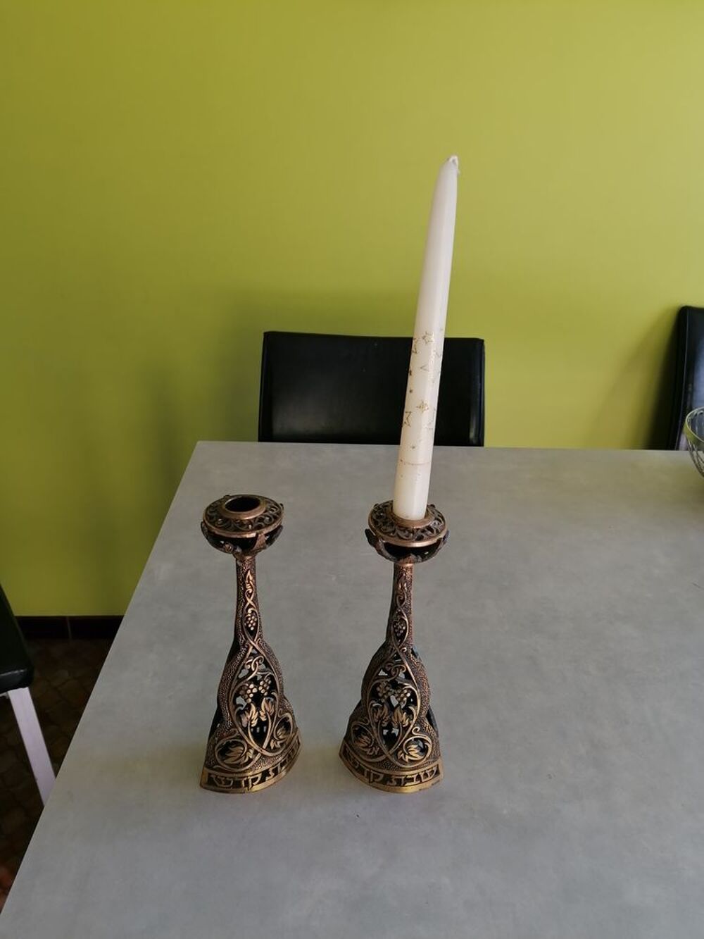 2 bougeoirs Décoration