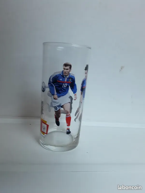 1 Verre Collector Mc Donald's - 98 Coupe Du Monde / Zidane 15 Gometz-la-Ville (91)