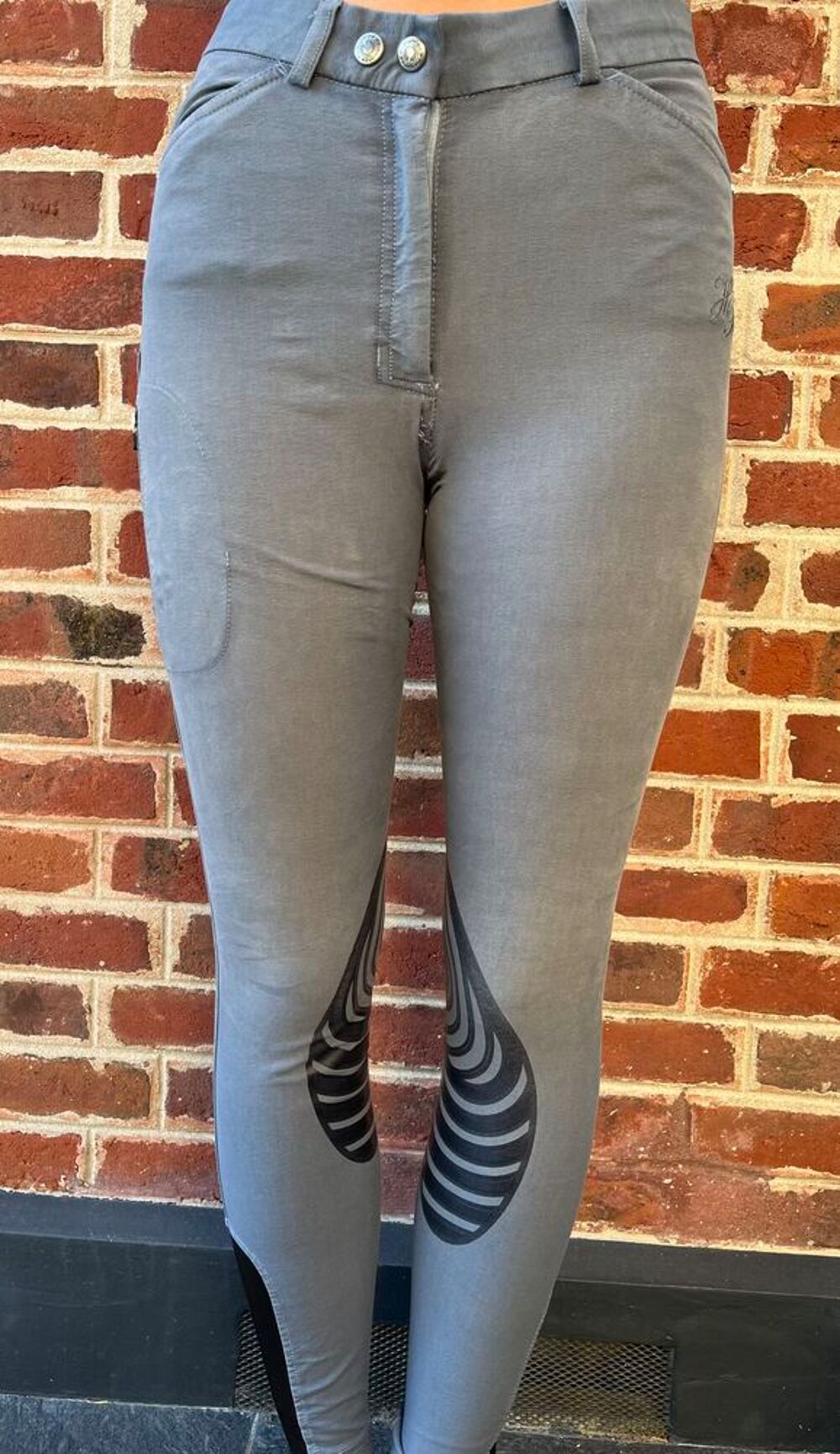 Pantalon d'&eacute;quitation Fouganza gris Sports