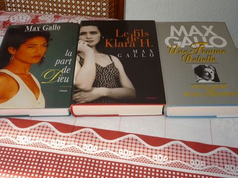 3 LIVRES DE MAX GALLO 12 Perpignan (66)