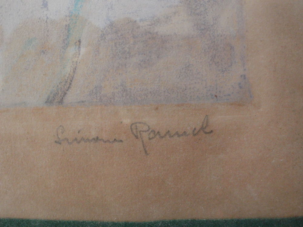 Monotype, portrait de Simone ROUSSEL (Mich&egrave;le MORGAN) Décoration