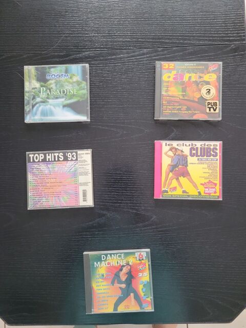 Lot de 5 CD Dance / Lounge / Hits Années 90 ? Très bon état La Chapelle-d'Armentières (59)