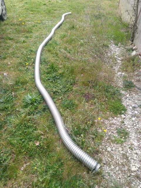 FUMISTERIE FLEXIBLE INOX POELE 80mm 110 Saramon (32)