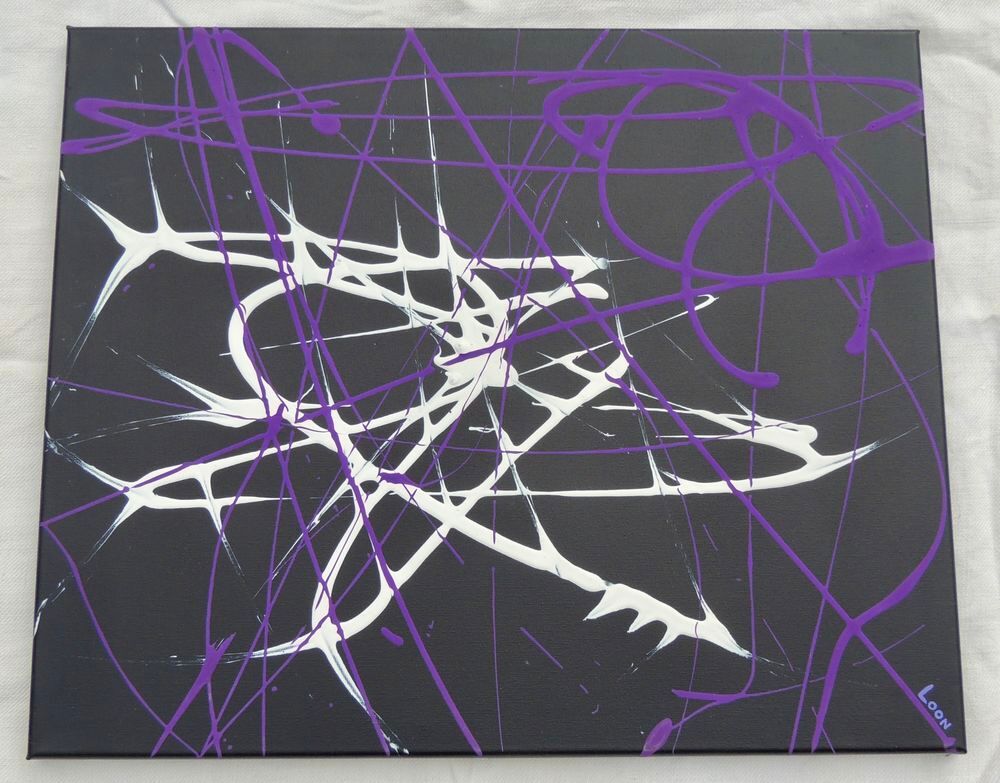 Peinture sur toile art abstrait Décoration