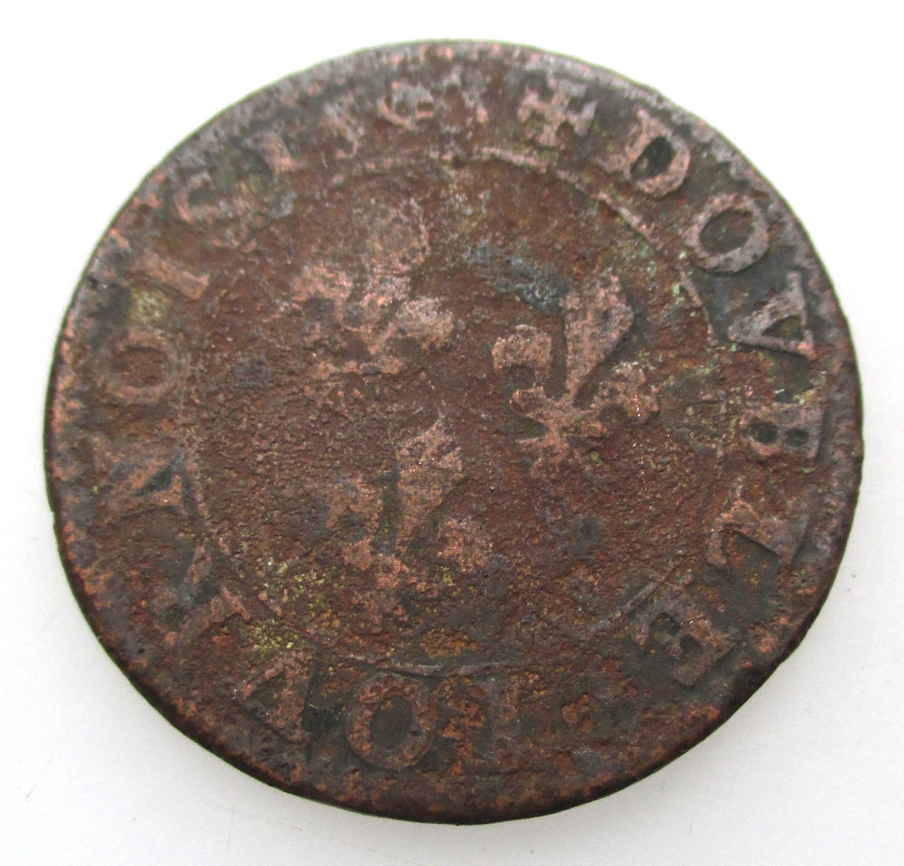 1603 A double tournois Henri IV 